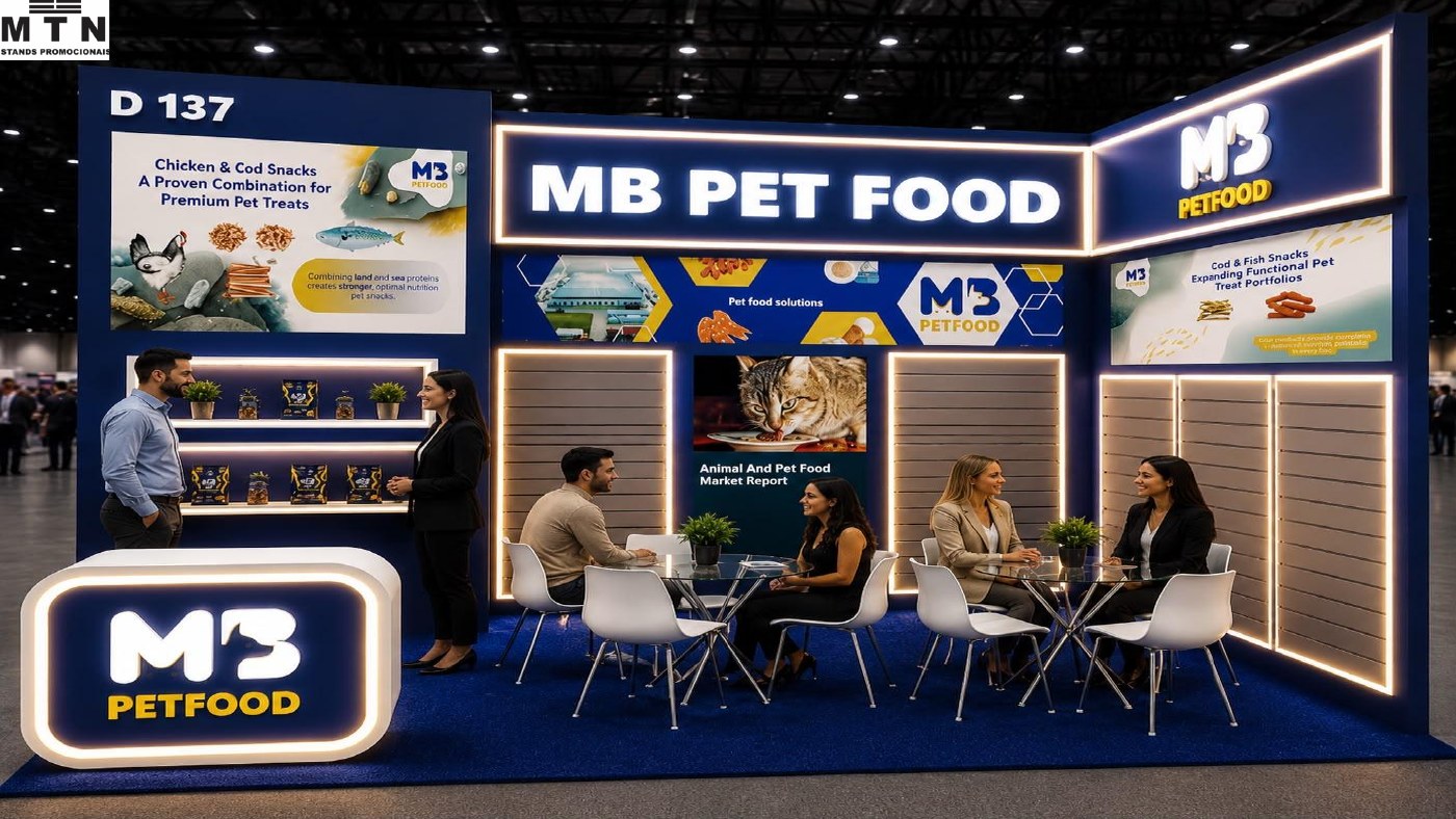 Projeto de stand para MB Pet Food