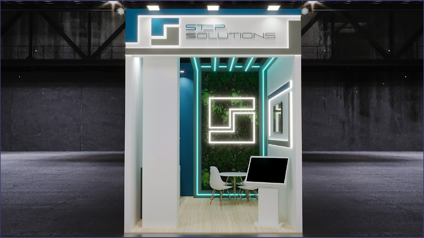 Projeto de stand para Step Solutions