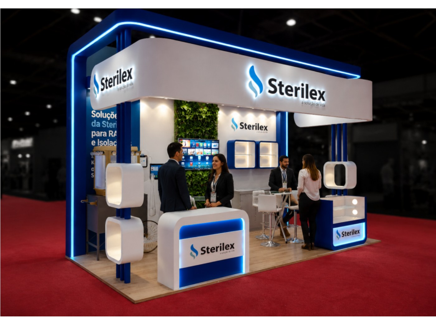 Projeto de stand para Sterilex